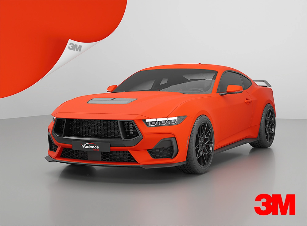Folie M13 Rød Matt | 3M Matte Red Wrap Film - 150 cm x 100 cm Image 10