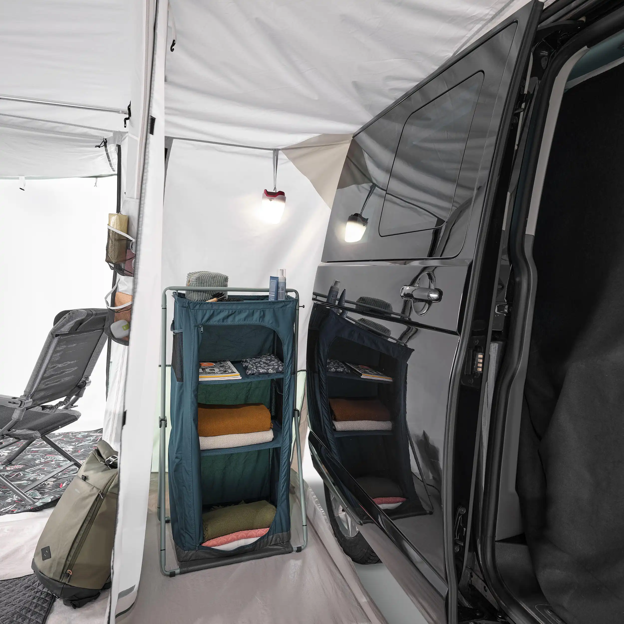Fortelt til bil/bobil – QUECHUA Van Connect Air Second Fresh │ oppblåsbart, for 6 personer – bilde 11