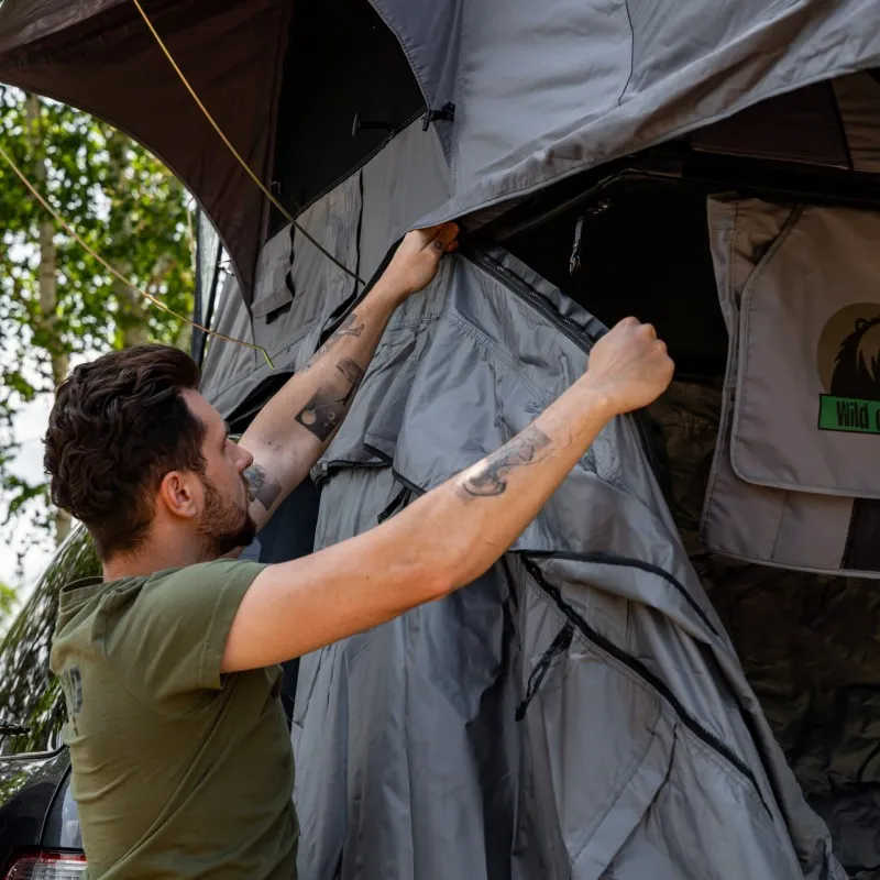 Fortelt Wild Camp Hudson 180 │ grå anneks til taktelt – bilde 20