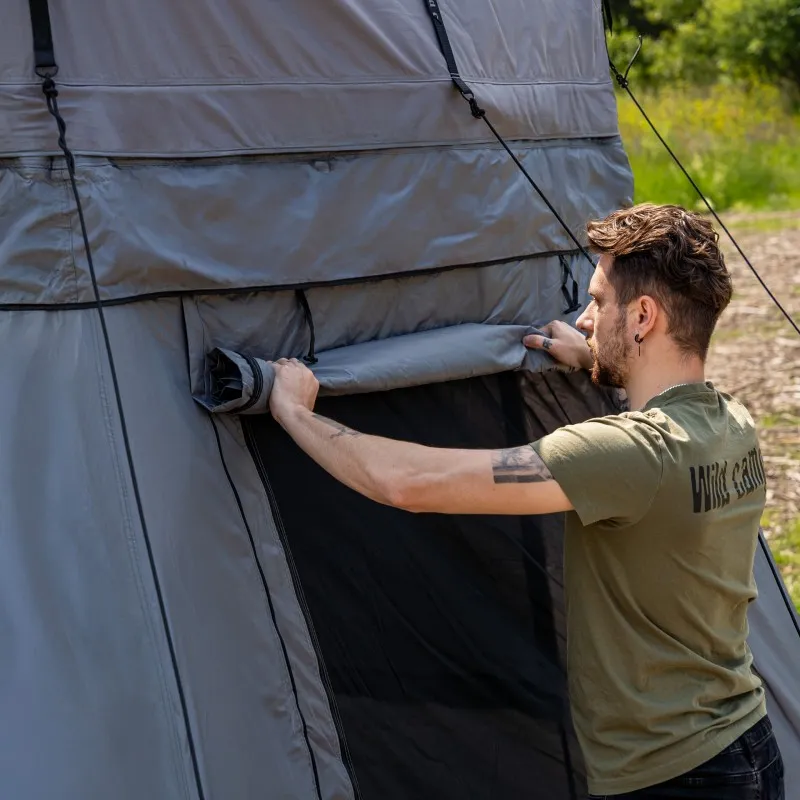 Fortelt Wild Camp Hudson 180 │ grå anneks til taktelt – bilde 24