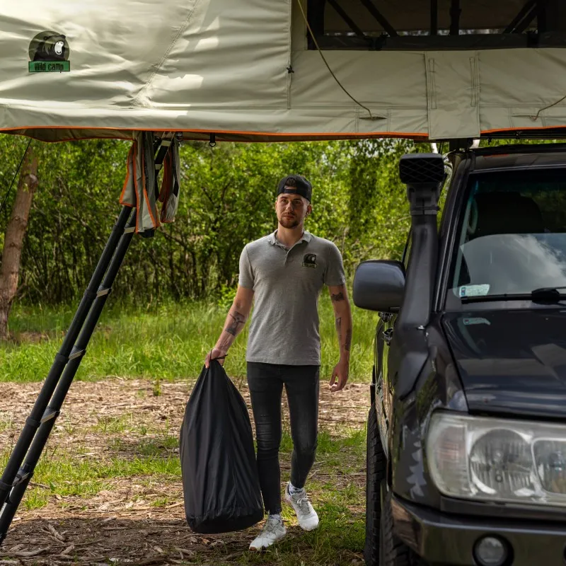 Fortelt Wild Camp Hudson 180 │ grønn anneks til taktelt – bilde 11