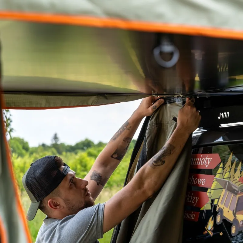 Fortelt Wild Camp Hudson 180 │ grønn anneks til taktelt – bilde 17