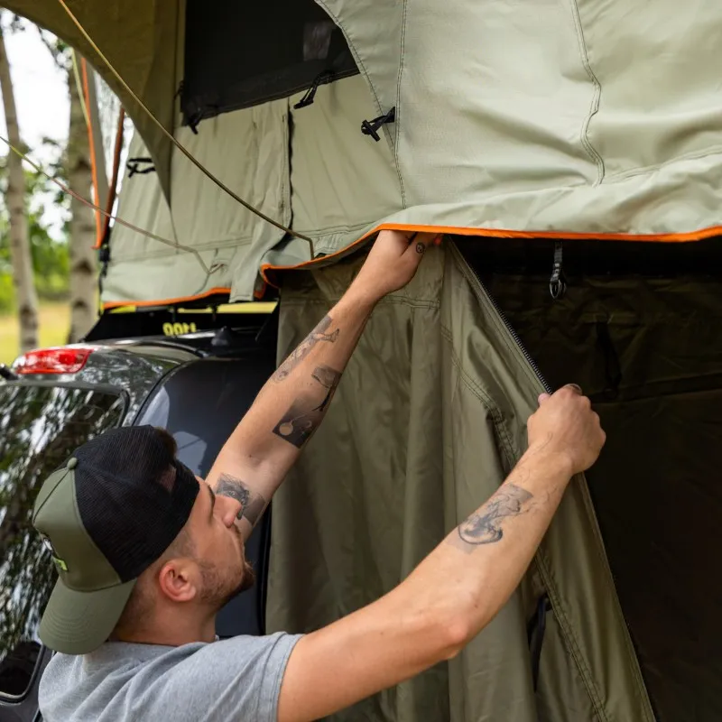 Fortelt Wild Camp Hudson 180 │ grønn anneks til taktelt – bilde 18