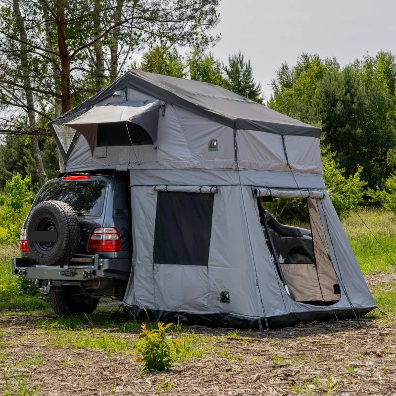 Fortelt Wild Camp Hudson 220 │ grå anneks til taktelt
