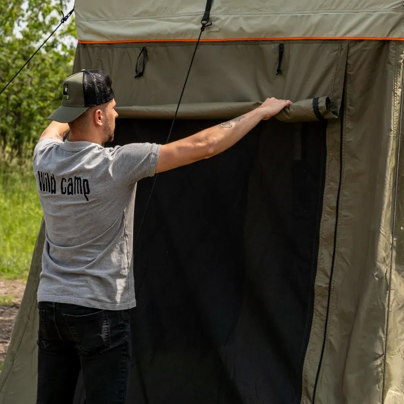 Fortelt Wild Camp Hudson 220 │ grønn anneks til taktelt – bilde 22