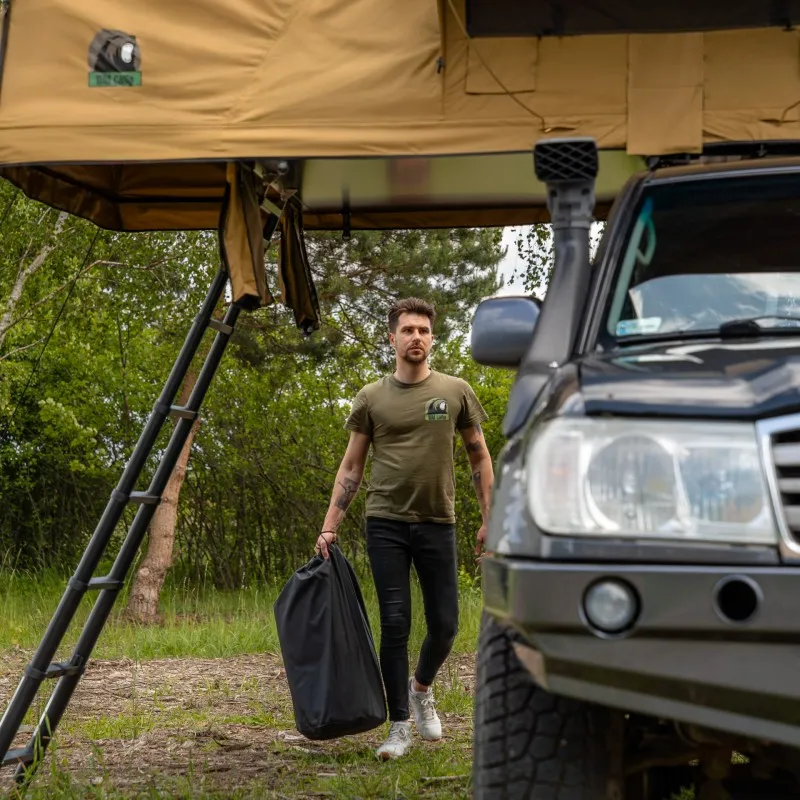 Fortelt Wild Camp Hudson 220 Military │ militærgrønn anneks til taktelt – bilde 11