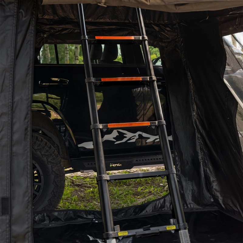 Fortelt Wild Camp Jukon II 180 DAY & NIGHT / Military │ sort anneks til taktelt – bilde 17
