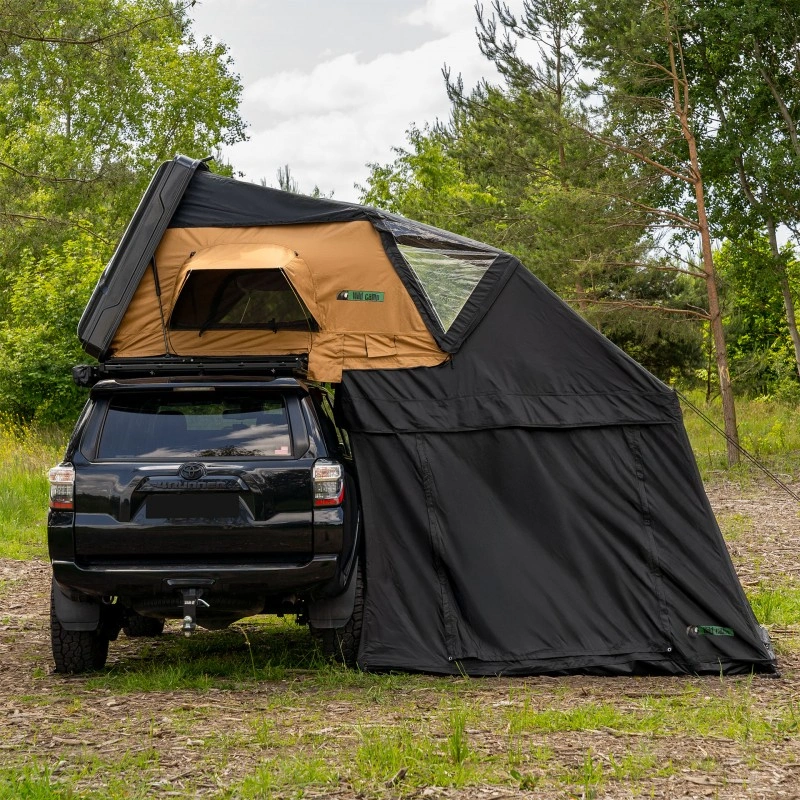 Fortelt Wild Camp Jukon II 180 DAY & NIGHT / Military │ sort anneks til taktelt – bilde 18