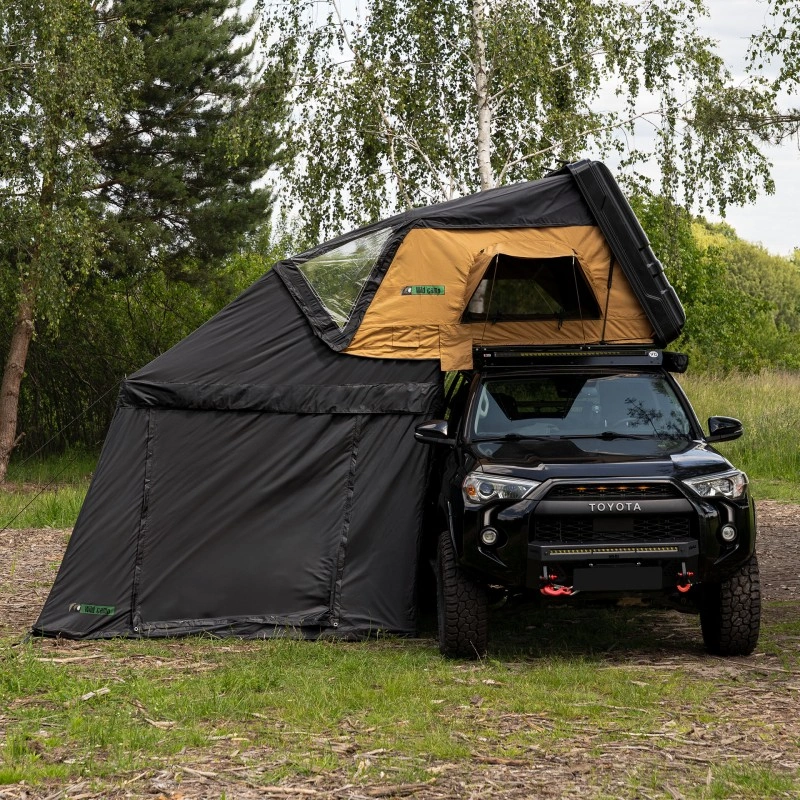 Fortelt Wild Camp Jukon II 180 DAY & NIGHT / Military │ sort anneks til taktelt – bilde 2