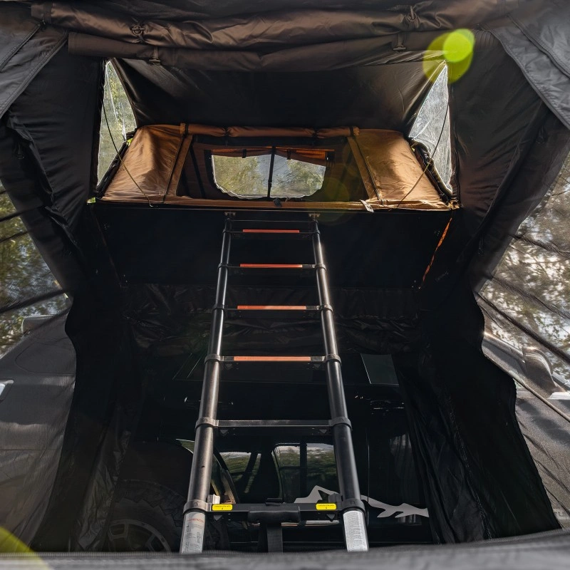 Fortelt Wild Camp Jukon II 180 DAY & NIGHT / Military │ sort anneks til taktelt – bilde 5