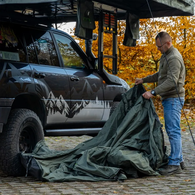 Fortelt Wild Camp Missisipi II 160 │ grønn anneks til taktelt – bilde 15