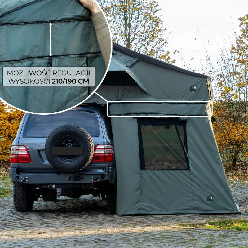Fortelt Wild Camp Missisipi II 160 │ grønn anneks til taktelt – bilde 24
