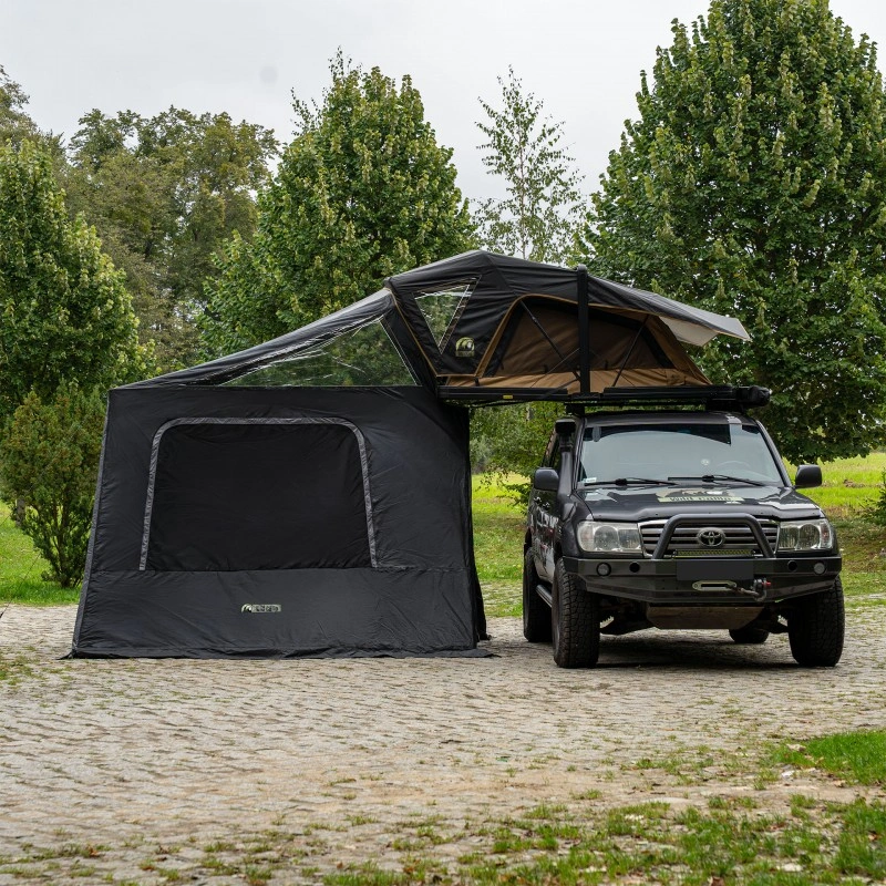 Fortelt Wild Camp Nevada 180 DAY & NIGHT / Military │ sort anneks til taktelt – bilde 3