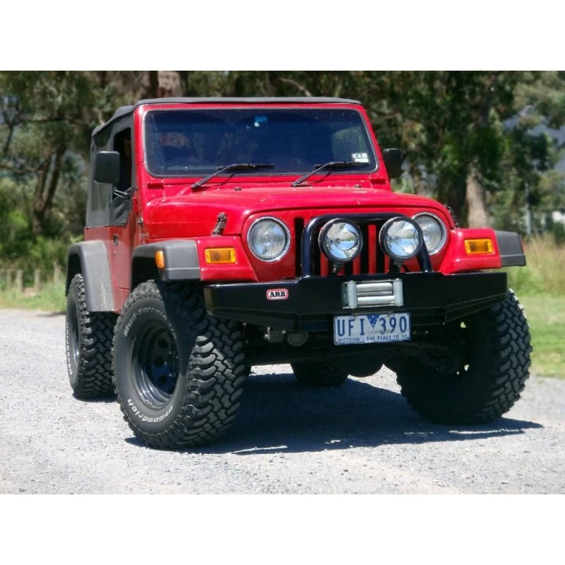 Fremre støtfanger ARB Deluxe Bull Bar Jeep Wrangler YJ, TJ 3450350 – bilde 4