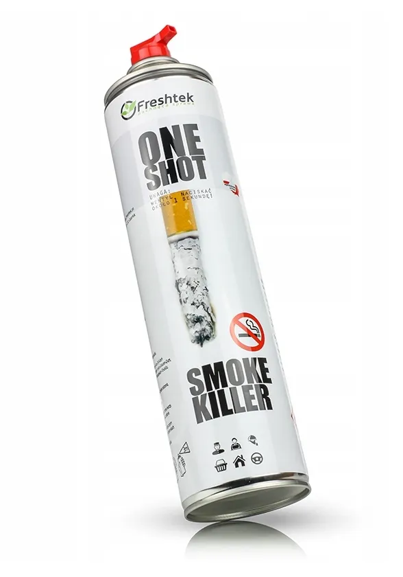 Freshtec One Shot Smoke Killer Odour Eliminator| Sigarettrøyk Luktfjerner Spray - 600 ml – bilde 3
