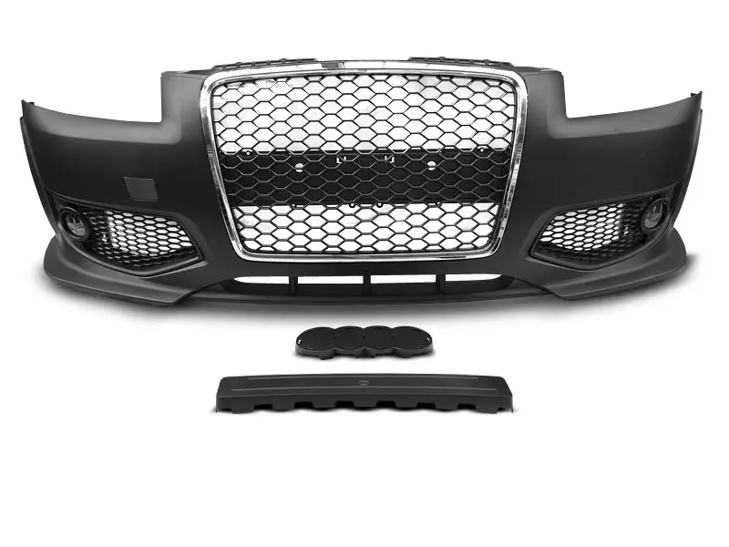 Frontfanger Audi A3 8P 2003 - 2008 | RS3 Design Chrome Black – bilde 4