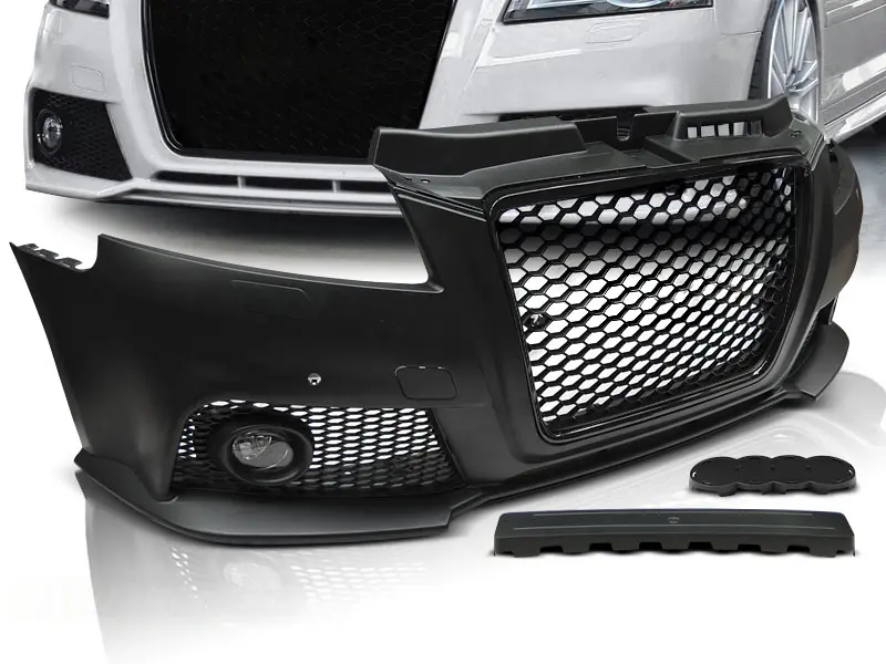 Frontfanger Audi A3 8P Facelift 2008 - 2013 | RS3 Design Black PDC