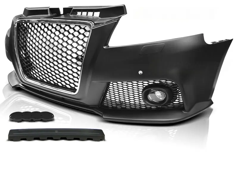 Frontfanger Audi A3 8P Facelift 2008 - 2013 | RS3 Design Chrome Black PDC