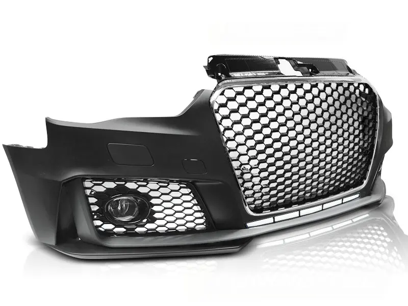 Frontfanger Audi A3 8V 2013 - 2016 | RS3 Design Chrome Black – bilde 2