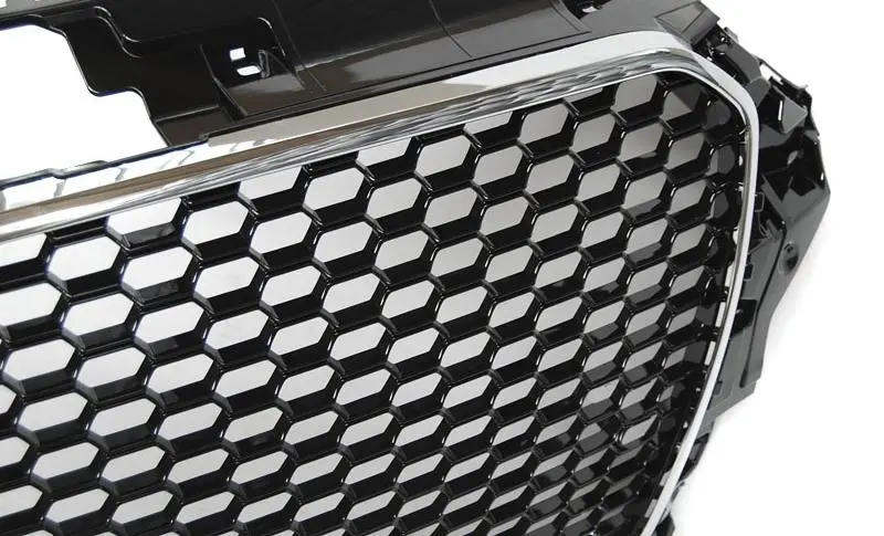 Frontfanger Audi A3 8V 2013 - 2016 | RS3 Design Chrome Black – bilde 4