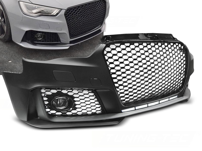Frontfanger Audi A3 8V 2013 - 2016 | RS3 Design Glossy Black