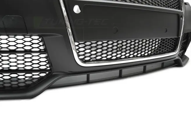 Frontfanger Audi A4 B7 2004 - 2008 │ | RS Design Chrome Black PDC – bilde 2
