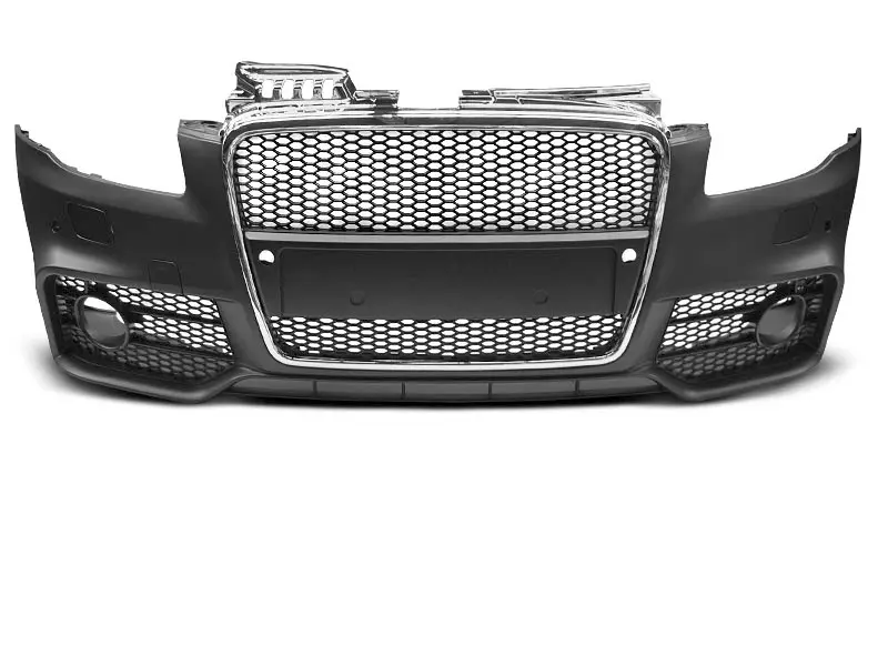 Frontfanger Audi A4 B7 2004 - 2008 │ | RS Design Chrome Black PDC – bilde 3