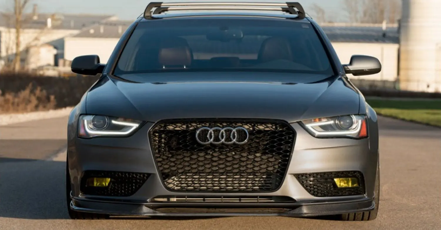 Frontfanger Audi A4 B8 Facelift 2012 - 2015 | RS Style Chrome Black PDC