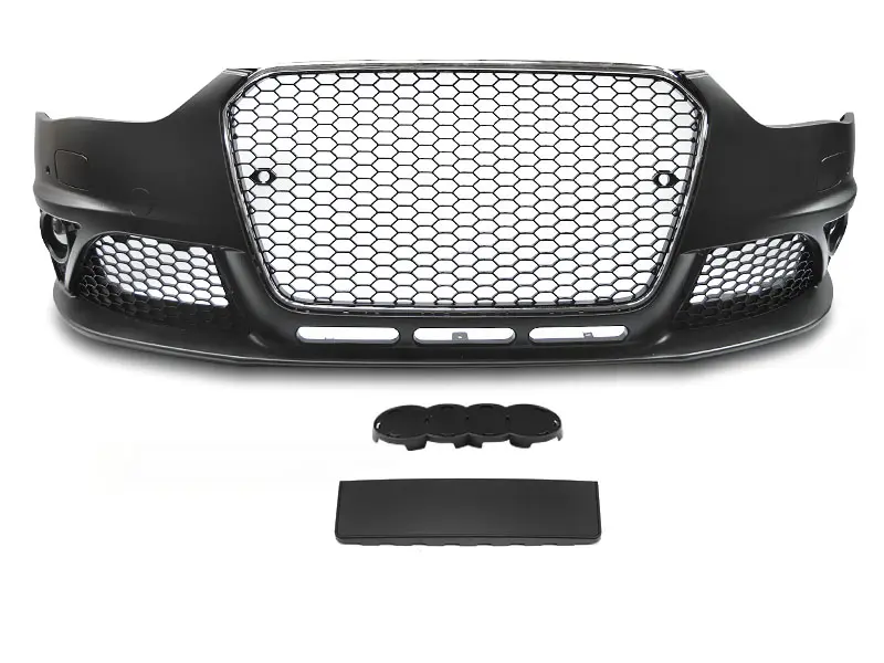 Frontfanger Audi A4 B8 Facelift 2012 - 2015 | RS Style Chrome Black PDC – bilde 5