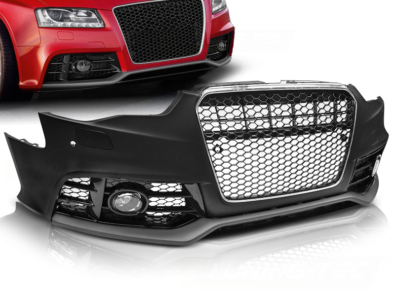 Frontfanger Audi A5 8T Facelift 2011 - 2016 | RS5 Design Chrome Black PDC