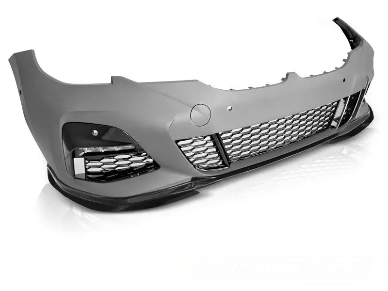 Frontfanger BMW 3 (G20 / G21) 2018 - 2022 | M-Performance Glossy Black PDC / Parking Assistant – bilde 2