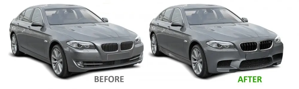 Frontfanger BMW 5 (F10/F11) 2010 - 2013 | M5-Style Design PDC Image 5