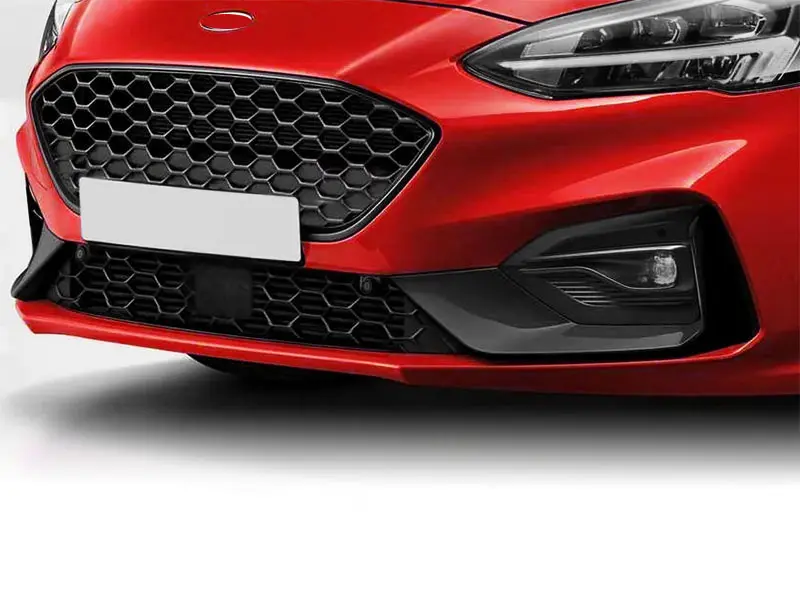 Frontfanger Ford Focus mk4 2018-2021 | ST-Line Design Svart Blank