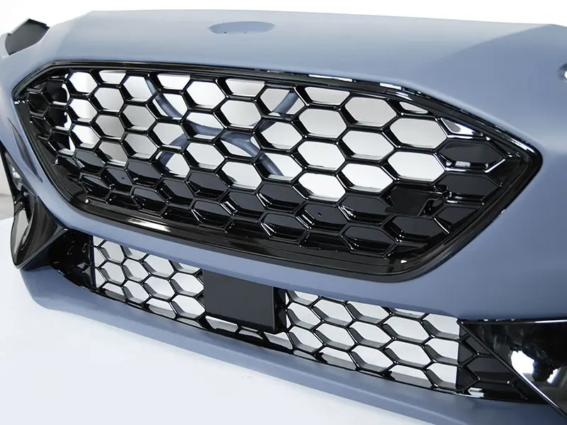 Frontfanger Ford Focus mk4 2018-2021 | ST-Line Design Svart Blank – bilde 4