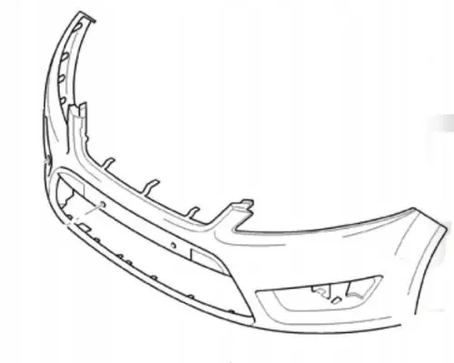 Frontfanger Ford Mondeo MK4 2007 - 2010 │ Genuine® Bumper – bilde 2