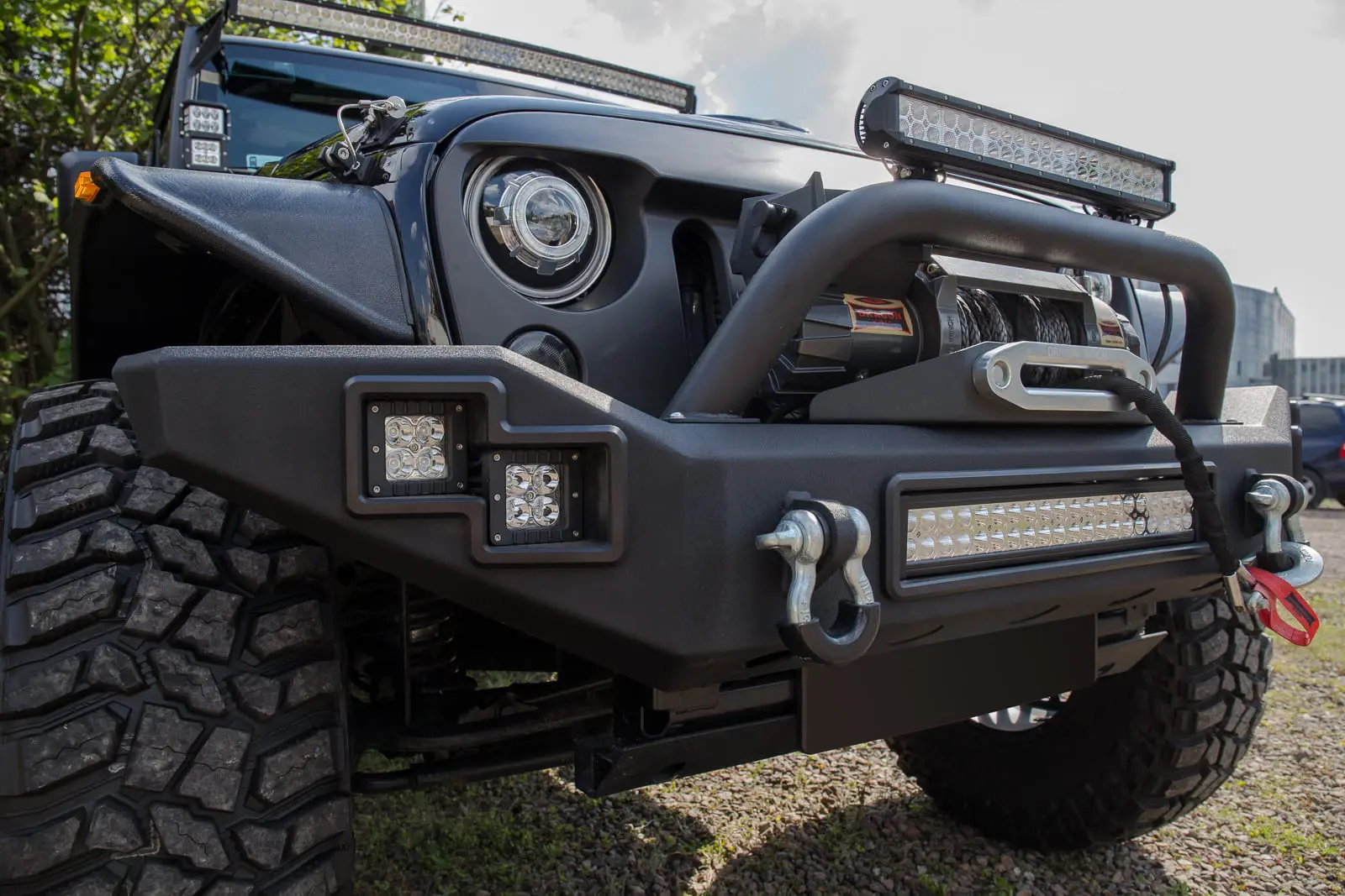 Frontfanger Jeep Wrangler JK 2006 - 2018 | LP California med LED