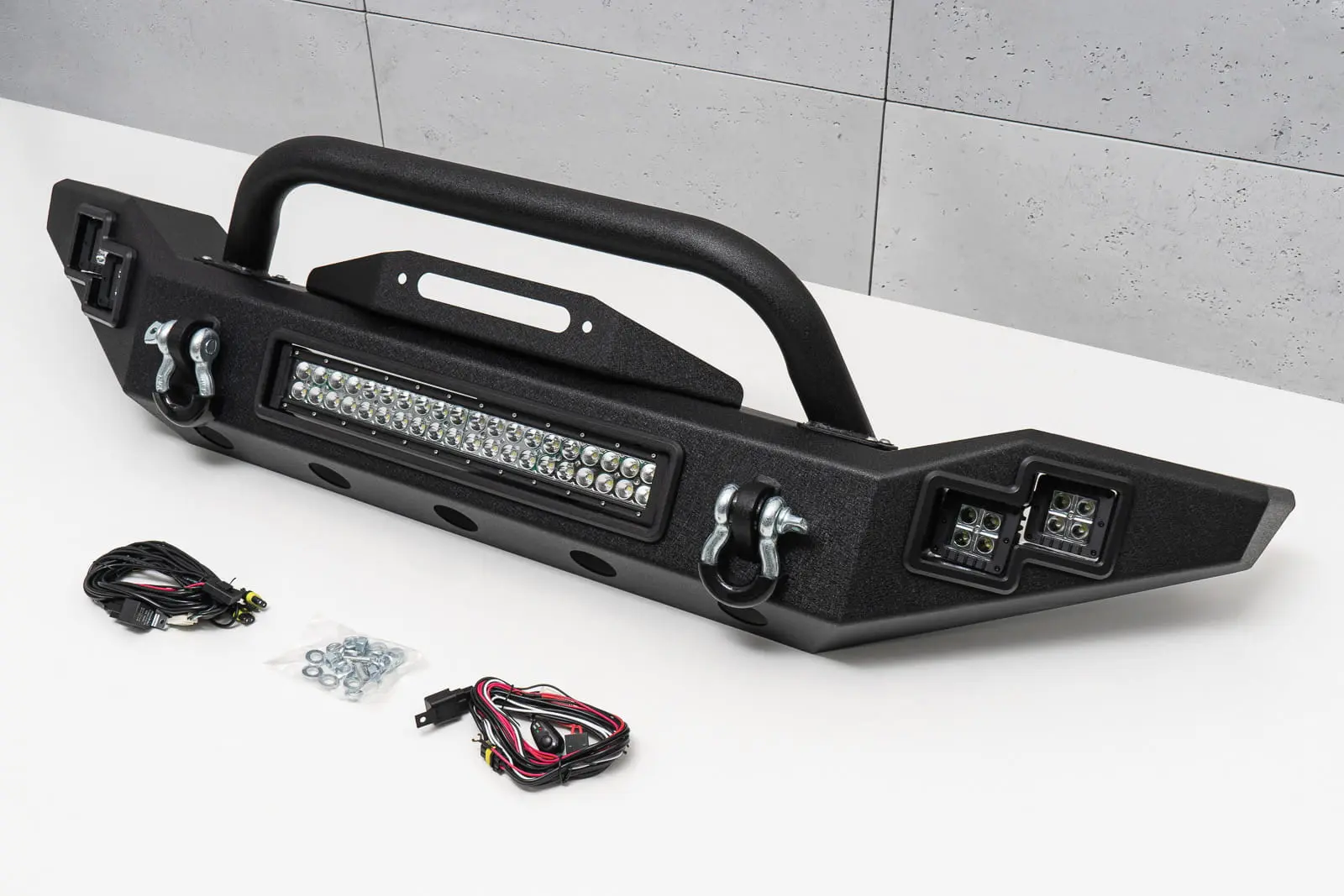 Frontfanger Jeep Wrangler JK 2006 - 2018 | LP California med LED – bilde 8