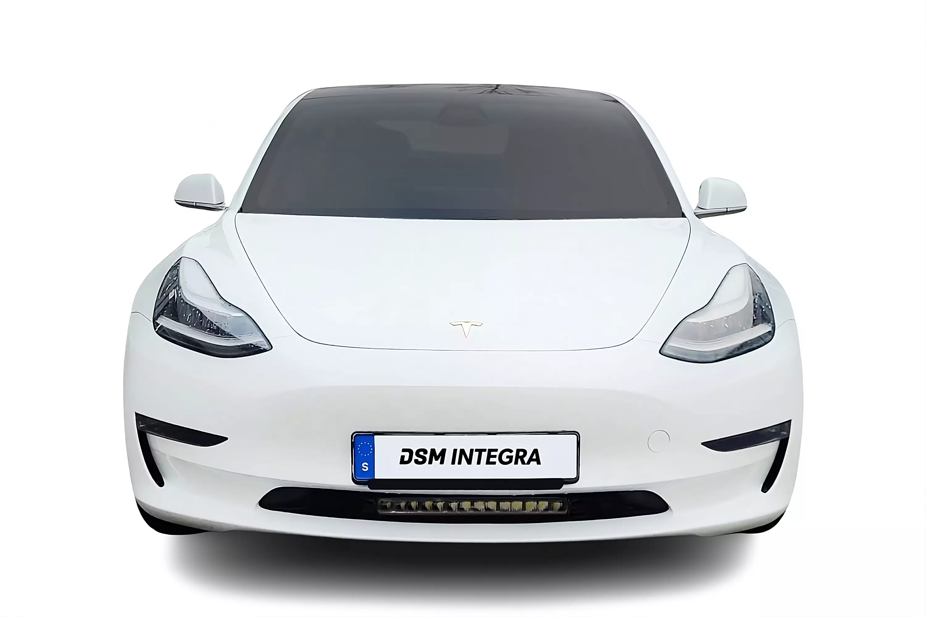 Frontfanger LED Kit Tesla Model Y 2020 - 2025 │ Ekstralyspakke Optibeam Super Captain One 600 Bumper Kit Image 1