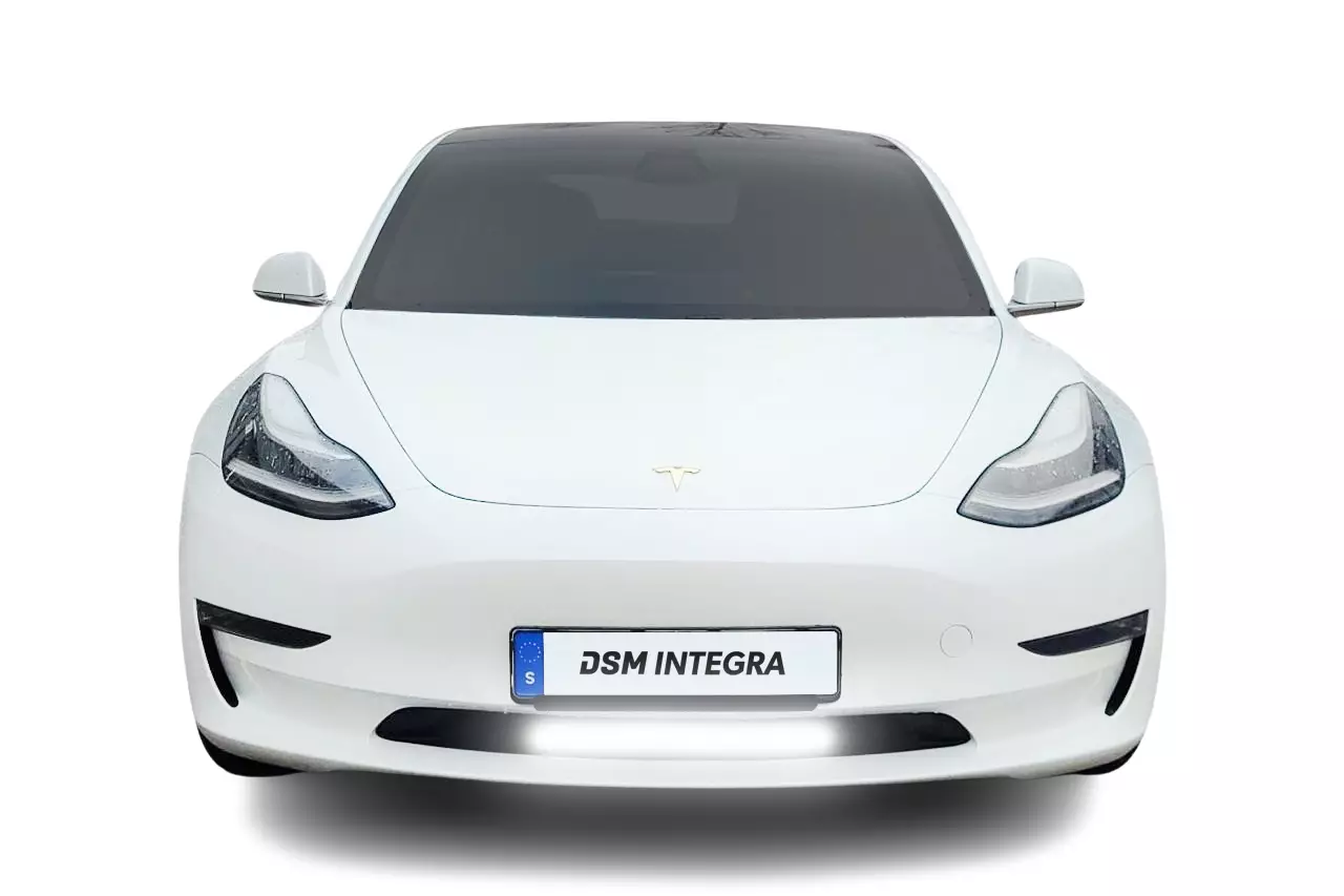 Frontfanger LED Kit Tesla Model Y 2020 - 2025 │ Ekstralyspakke Optibeam Super Captain One 600 Bumper Kit Image 2