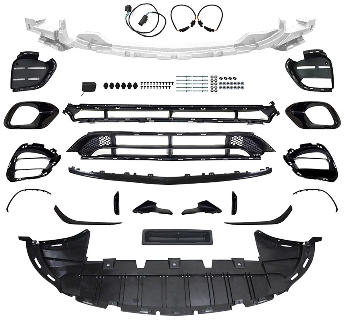 Frontfanger Mercedes-Benz CLA (W118) 2019 - 2023 | Sport Design Svart – bilde 3