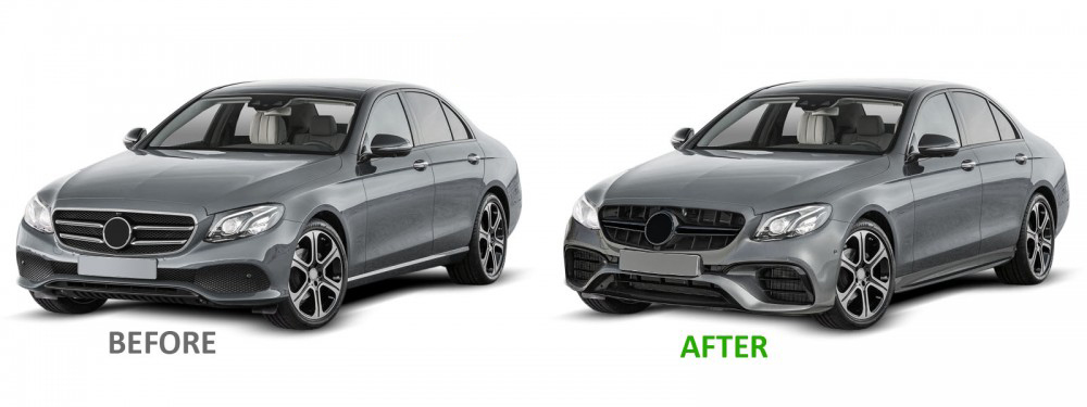 Frontfanger Mercedes-Benz E (W213/S213) 2016 - 2020 | E63 AMG Design PDC – bilde 3