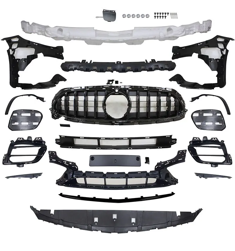 Frontfanger Mercedes-Benz E (W213/S213) Facelift 2020 - 2023 │ E63 AMG Design PDC Black – bilde 5
