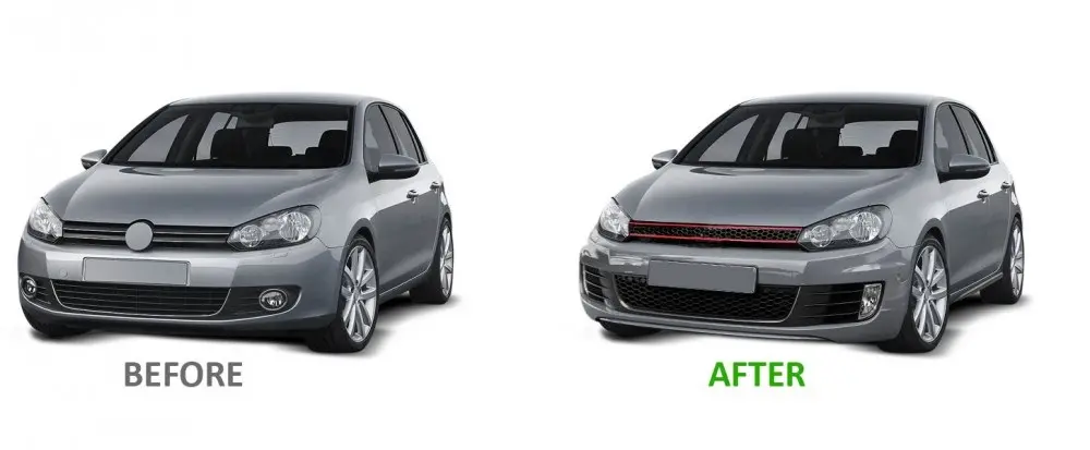 Frontfanger VW Golf VI 2008 - 2016 | GTI Design – bilde 4