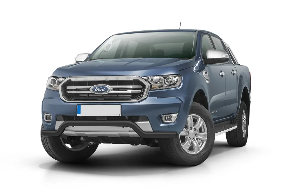 Frontfangerbeskytter rør nedre Ford Ranger 2016 - 2019 │ Black Edition