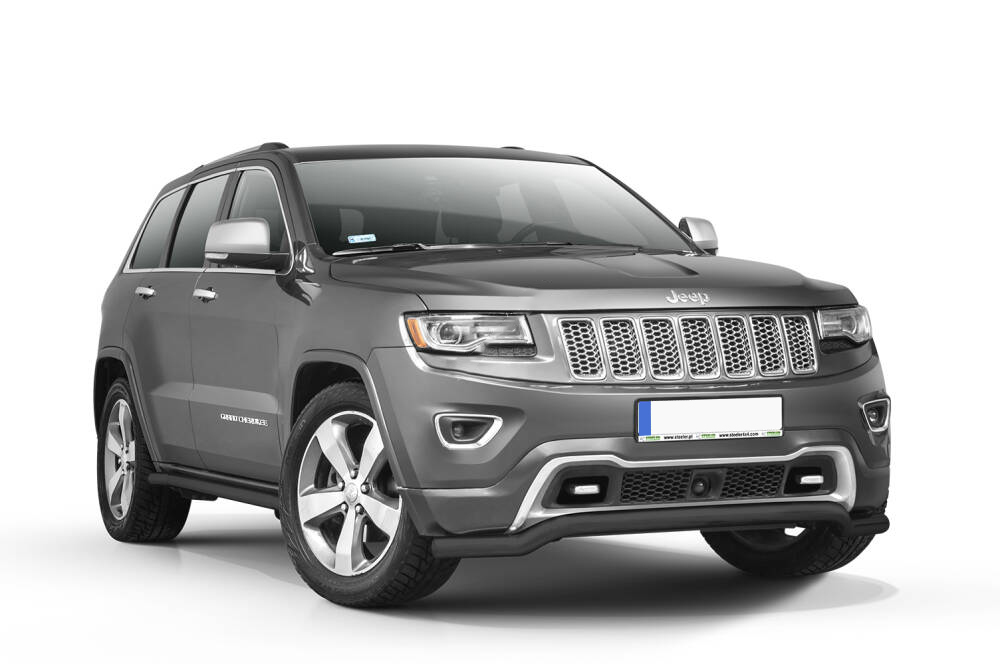 Frontfangerbeskytter rør nedre Jeep Grand Cherokee IV (WK2) Facelift 2013 - 2018 │ Black Edition