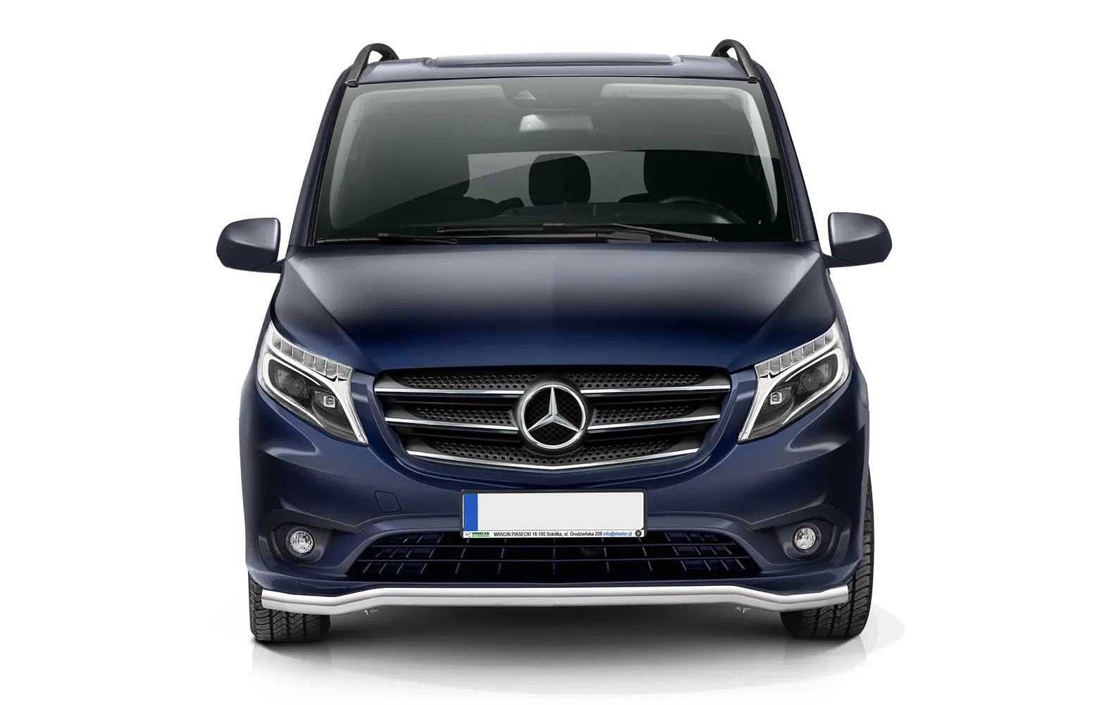 Frontfangerbeskytter rør nedre Mercedes-Benz Vito (W447) 2014 - 2023 – bilde 2