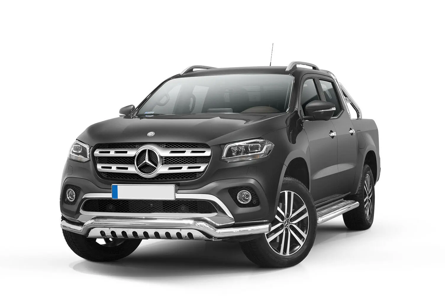 Frontfangerbeskytter rør nedre Mercedes-Benz X-Klasse 2017 - 2020 │ med underseksjonsplate