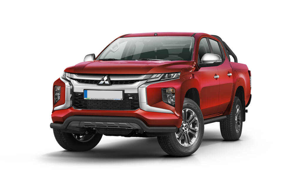 Frontfangerbeskytter rør nedre Mitsubishi L200 2019-> Black Edition