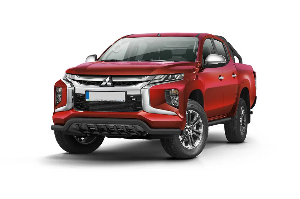 Frontfangerbeskytter rør nedre Mitsubishi L200 2019-> med underseksjonsgrill Black Edition