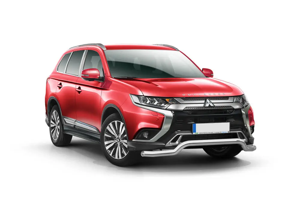 Frontfangerbeskytter rør nedre Mitsubishi Outlander III 2012 - 2018 │ Chrome